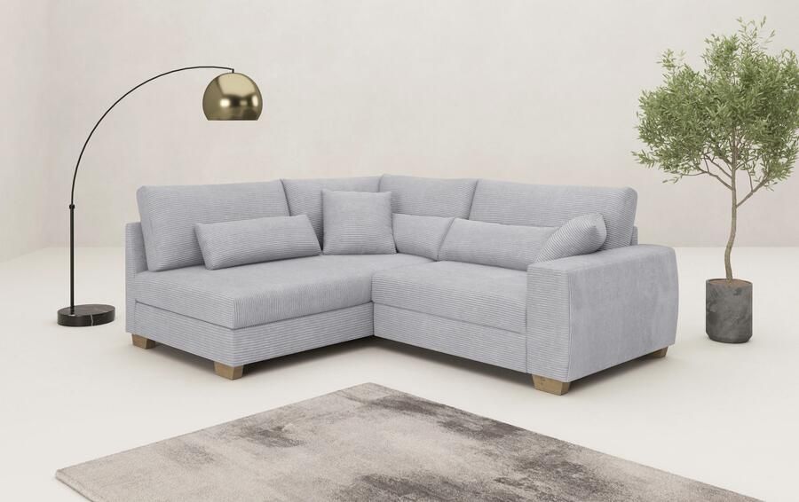Mr. Couch Hoekbank Helena L-vorm Met pocketvering optioneel met slaapfunctie en pocketvering - Foto 2