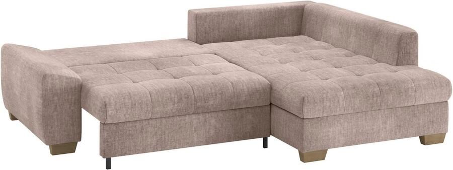 Mr. Couch Hoekbank Nikita II L-vorm Keuze met bedfunctie bedlade & RGB-LED-verlichting - Foto 2