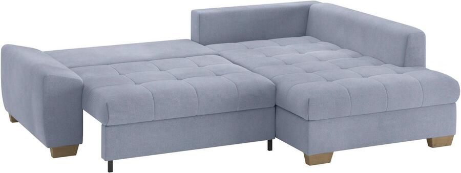 Mr. Couch Hoekbank Nikita II L-vorm Keuze met bedfunctie bedlade & RGB-LED-verlichting - Foto 2