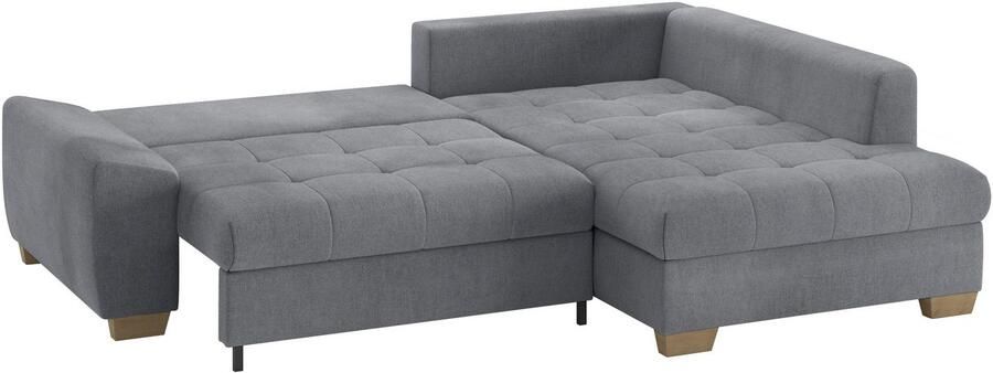 Mr. Couch Hoekbank Nikita II L-vorm Keuze met bedfunctie bedlade & RGB-LED-verlichting - Foto 2