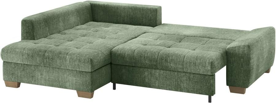 Mr. Couch Hoekbank Nikita II L-vorm Keuze met bedfunctie bedlade & RGB-LED-verlichting - Foto 2