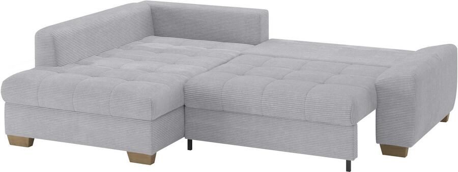 Mr. Couch Hoekbank Nikita II L-vorm Keuze met bedfunctie bedlade & RGB-LED-verlichting - Foto 2