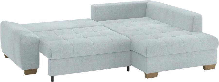 Mr. Couch Hoekbank Nikita II L-vorm Keuze met bedfunctie bedlade & RGB-LED-verlichting - Foto 2