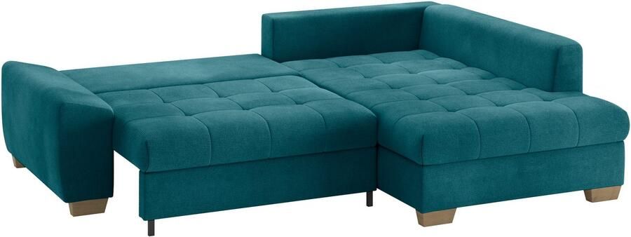 Mr. Couch Hoekbank Nikita II L-vorm Keuze met bedfunctie bedlade & RGB-LED-verlichting - Foto 2