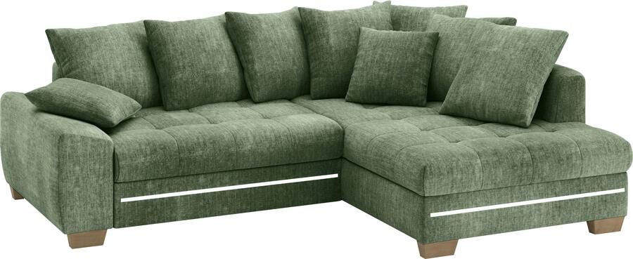 Mr. Couch Hoekbank Nikita II L-vorm met koudschuim rgb-led-verlichting optioneel met bed bedlade - Foto 3