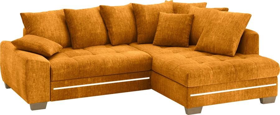 Mr. Couch Hoekbank Nikita II L-vorm met koudschuim rgb-led-verlichting optioneel met bed bedlade - Foto 3