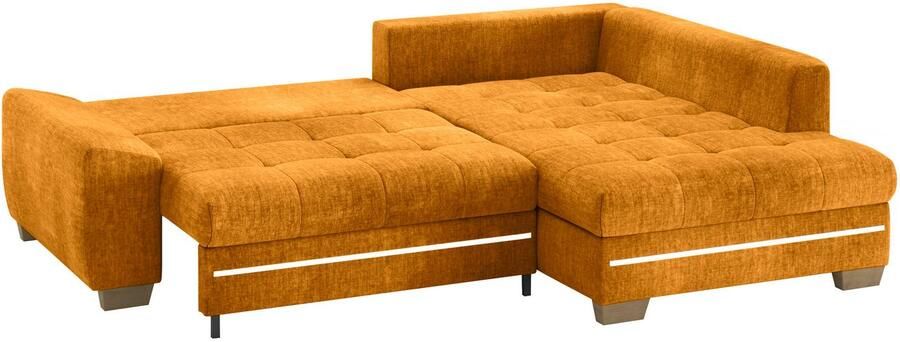 Mr. Couch Hoekbank Nikita II L-vorm met koudschuim rgb-led-verlichting optioneel met bed bedlade - Foto 3