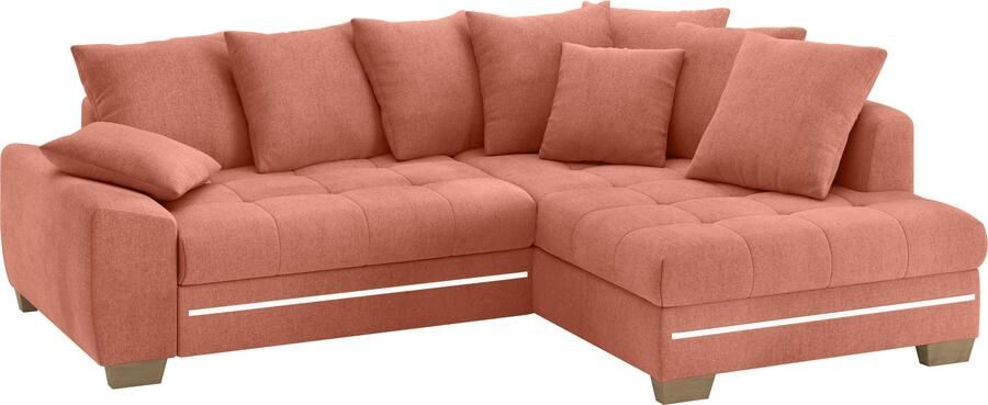 Mr. Couch Hoekbank Nikita II L-vorm met koudschuim rgb-led-verlichting optioneel met bed bedlade - Foto 4