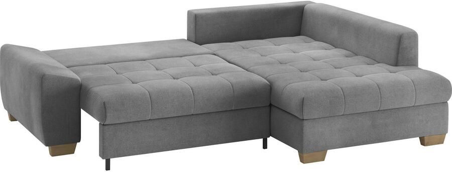 Mr. Couch Hoekbank Nikita II L-vorm tot 140kg per zitplaats belastbaar met koudschuim bekleding optioneel met bed en bedlade - Foto 2