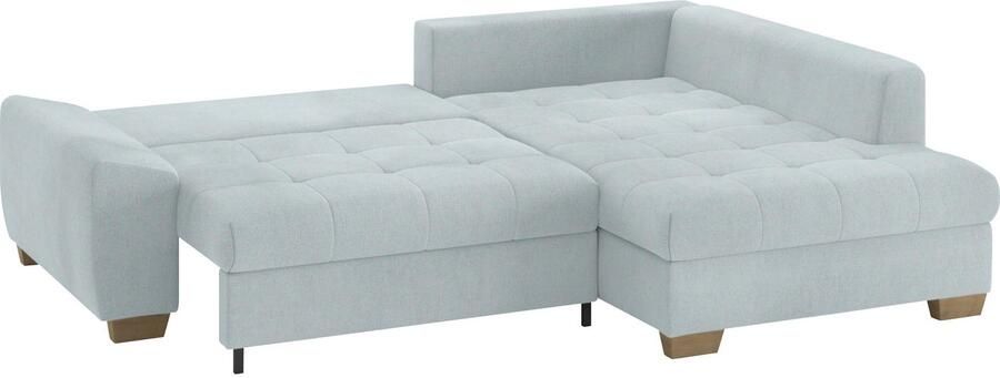 Mr. Couch Hoekbank Nikita II L-vorm tot 140kg per zitplaats belastbaar met koudschuim bekleding optioneel met bed en bedlade - Foto 2