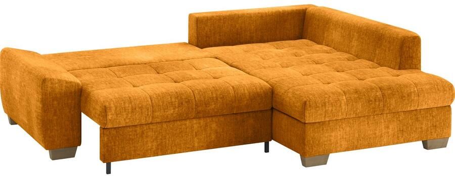 Mr. Couch Hoekbank Nikita II L-vorm tot 140kg per zitplaats belastbaar met koudschuim bekleding optioneel met bed en bedlade - Foto 2