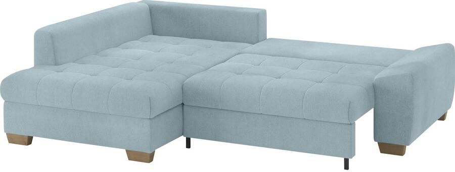 Mr. Couch Hoekbank Nikita II L-vorm tot 140kg per zitplaats belastbaar met koudschuim bekleding optioneel met bed en bedlade - Foto 2