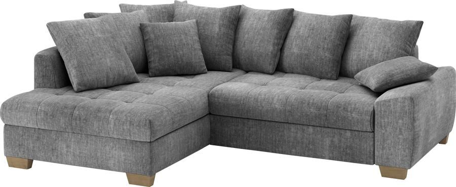 Mr. Couch Hoekbank Nikita II L-vorm tot 140kg per zitplaats belastbaar met koudschuim bekleding optioneel met bed en bedlade - Foto 2