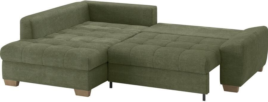 Mr. Couch Hoekbank Nikita II L-vorm tot 140kg per zitplaats belastbaar met koudschuim bekleding optioneel met bed en bedlade - Foto 2