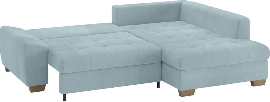 Mr. Couch Hoekbank Nikita II L-vorm tot 140kg per zitplaats belastbaar met koudschuim bekleding optioneel met bed en bedlade - Foto 2