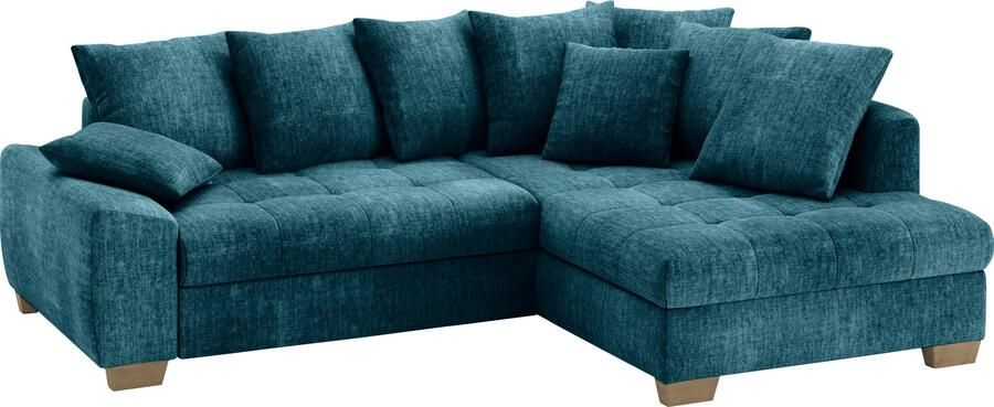 Mr. Couch Hoekbank Nikita II L-vorm tot 140kg per zitplaats belastbaar met koudschuim bekleding optioneel met bed en bedlade - Foto 2