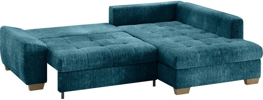 Mr. Couch Hoekbank Nikita II L-vorm tot 140kg per zitplaats belastbaar met koudschuim bekleding optioneel met bed en bedlade - Foto 2