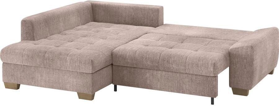 Mr. Couch Hoekbank Nikita II L-vorm tot 140kg per zitplaats belastbaar met koudschuim bekleding optioneel met bed en bedlade - Foto 2