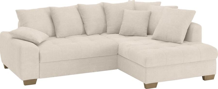 Mr. Couch Hoekbank Nikita II L-vorm tot 140kg per zitplaats belastbaar met koudschuim bekleding optioneel met bed en bedlade - Foto 3