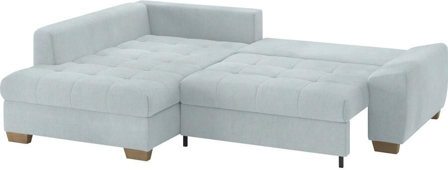 Mr. Couch Hoekbank Nikita II L-vorm tot 140kg per zitplaats belastbaar met koudschuim bekleding optioneel met bed en bedlade - Foto 2