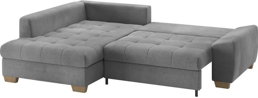 Mr. Couch Hoekbank Nikita II L-vorm tot 140kg per zitplaats belastbaar met koudschuim bekleding optioneel met bed en bedlade - Foto 2