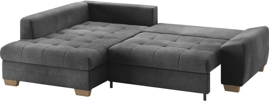 Mr. Couch Hoekbank Nikita II L-vorm tot 140kg per zitplaats belastbaar met koudschuim bekleding optioneel met bed en bedlade - Foto 2