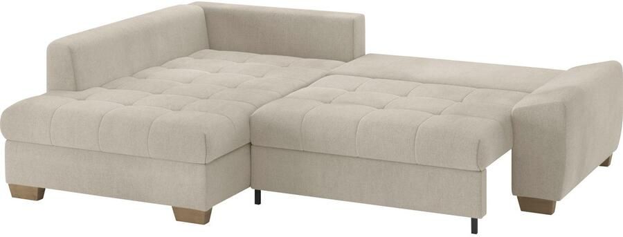 Mr. Couch Hoekbank Nikita II L-vorm tot 140kg per zitplaats belastbaar met koudschuim bekleding optioneel met bed en bedlade - Foto 2