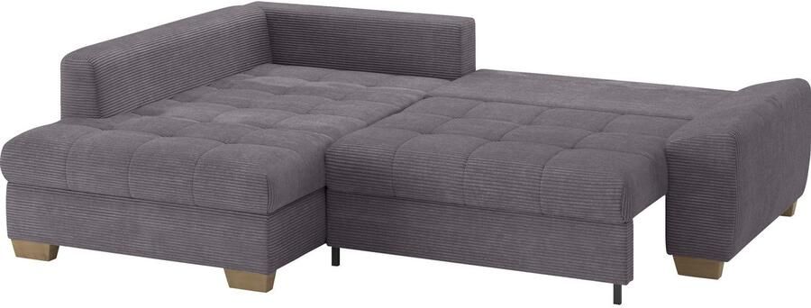 Mr. Couch Hoekbank Nikita II L-vorm tot 140kg per zitplaats belastbaar met koudschuim bekleding optioneel met bed en bedlade - Foto 2