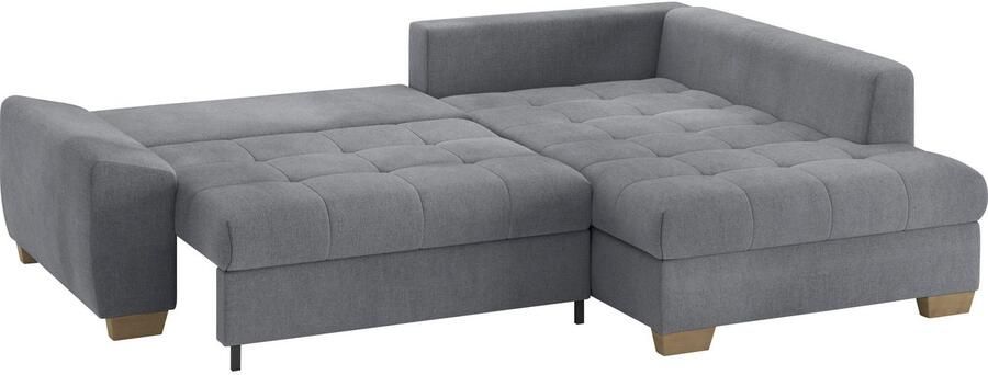 Mr. Couch Hoekbank Nikita II L-vorm tot 140kg per zitplaats belastbaar met koudschuim bekleding optioneel met bed en bedlade - Foto 2