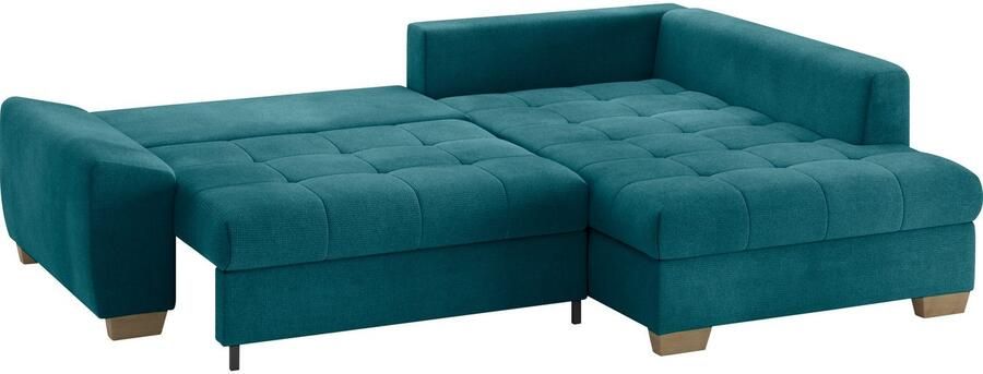 Mr. Couch Hoekbank Nikita II L-vorm tot 140kg per zitplaats belastbaar met koudschuim bekleding optioneel met bed en bedlade - Foto 2