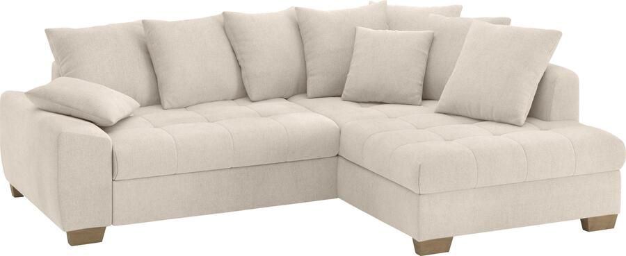 Mr. Couch Hoekbank Nikita II L-vorm tot 140kg per zitplaats belastbaar met koudschuim bekleding optioneel met bed en bedlade - Foto 3