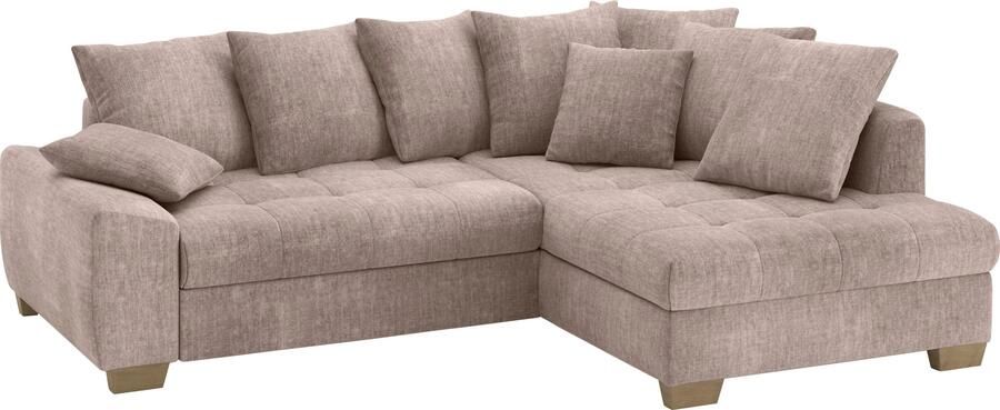 Mr. Couch Hoekbank Nikita II L-vorm tot 140kg per zitplaats belastbaar met koudschuim bekleding optioneel met bed en bedlade - Foto 3