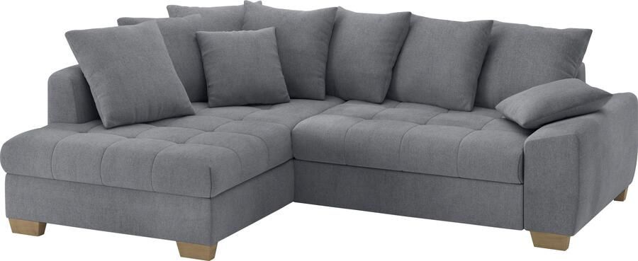 Mr. Couch Hoekbank Nikita II L-vorm tot 140kg per zitplaats belastbaar met koudschuim bekleding optioneel met bed en bedlade - Foto 2