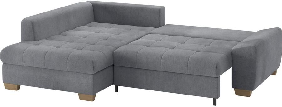 Mr. Couch Hoekbank Nikita II L-vorm tot 140kg per zitplaats belastbaar met koudschuim bekleding optioneel met bed en bedlade - Foto 2