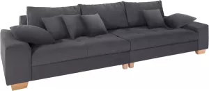 Mr. Couch Megabank naar keuze met koudschuim (140 kg belasting zitting) en aquaclean-stof voor het gemakkelijk reinigen met water