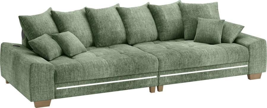 Mr. Couch Megabank Nikita II met rgb-led bluetooth-geluidssysteem koudschuim - Foto 3