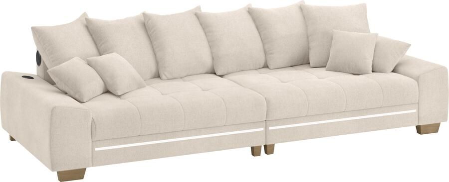 Mr. Couch Megabank Nikita II met rgb-led bluetooth-geluidssysteem koudschuim - Foto 3