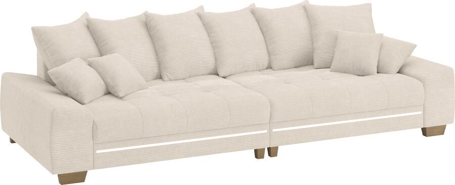 Mr. Couch Megabank Nikita II met rgb-led-verlichting koudschuim bekleding tot 140 kg belastbaar - Foto 3