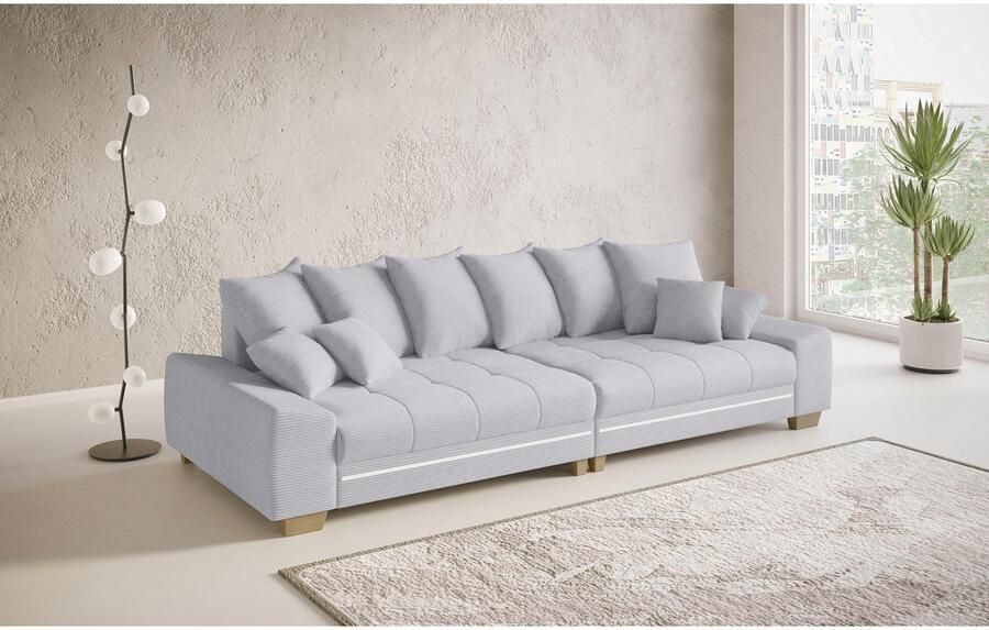 Mr. Couch Megabank Nikita II met rgb-led verlichting optioneel met koudschuim