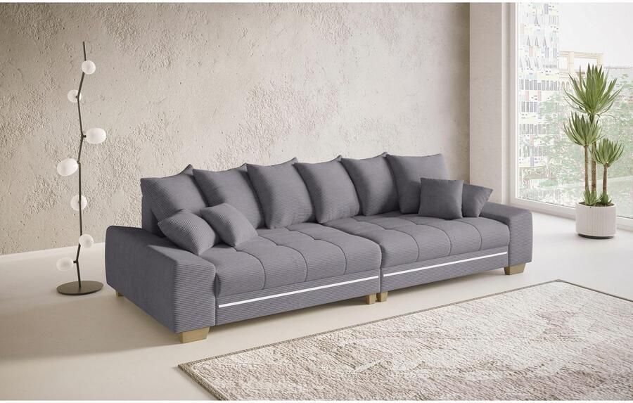 Mr. Couch Megabank Nikita II met rgb-led verlichting optioneel met koudschuim