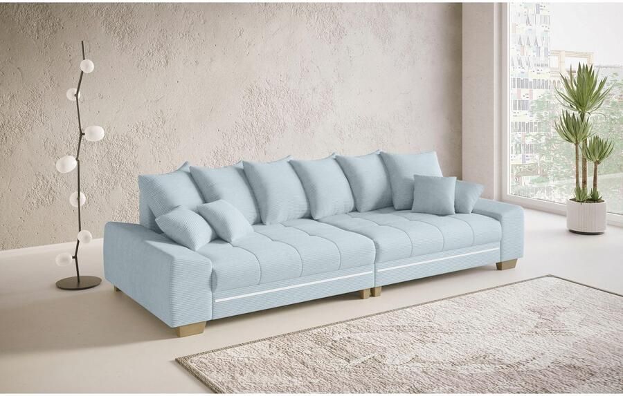 Mr. Couch Megabank Nikita II met rgb-led verlichting optioneel met koudschuim