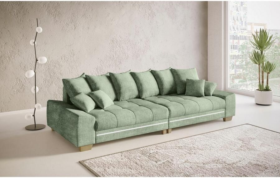 Mr. Couch Megabank Nikita II met rgb-led verlichting optioneel met koudschuim