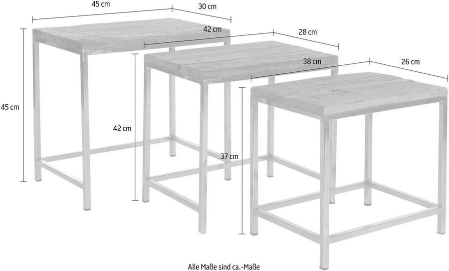 My Flair Bijzettafel Leno - Foto 5