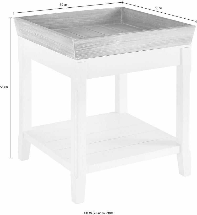 My Flair Bijzettafel Riviera met verwijderbare bak - Foto 3