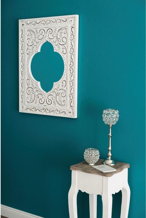 My Flair Sierspiegel Felicitas Wandspiegel wit landhuis rechthoekig oriënt-look (1 stuk) - Foto 2