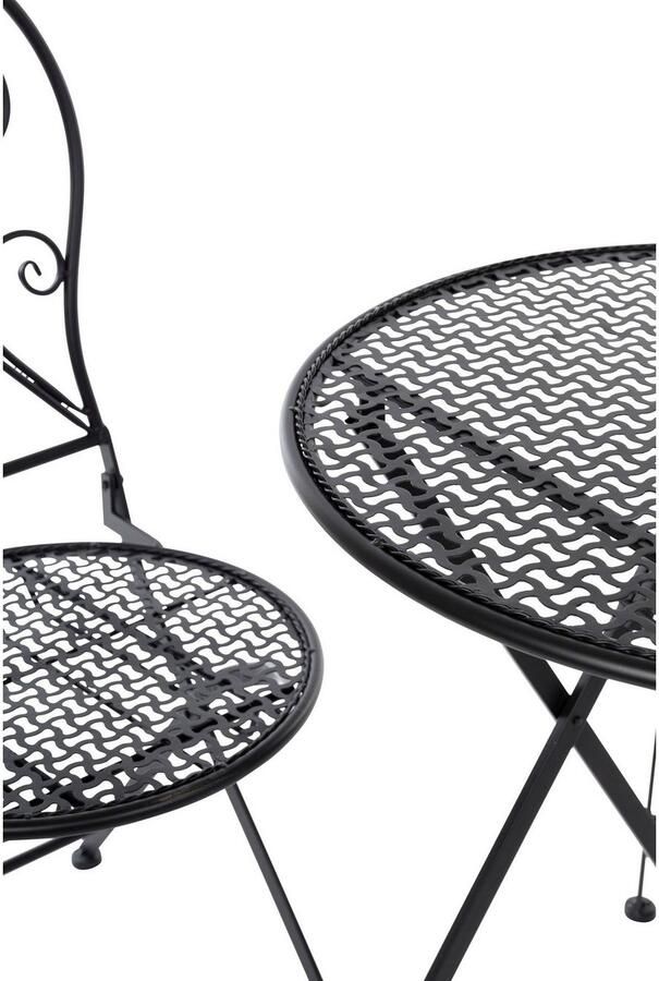 My Flair Stoel gemaakt van metaal (set 3 stuks) - Foto 5