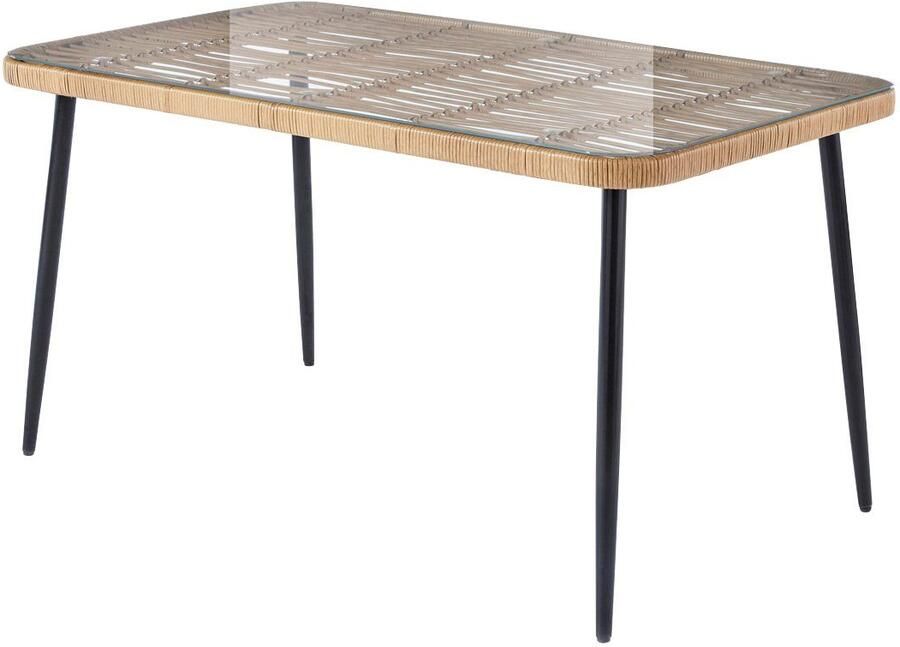 My Flair Tuin-eethoek 1 tafel 4 stoelen (5-delig) - Foto 4