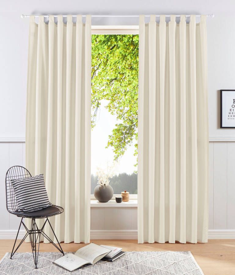 My home Gordijn Raja 2-pack bestseller effen modern onderhoudsvriendelijke microvezel (2 stuks) - Foto 10