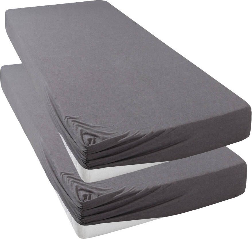 My home Hoeslaken Strawberry in mt. 90x200 140x200 of 180x200 cm voor matrassen tot 18 cm hoogte hoeslaken katoenmix - Foto 7