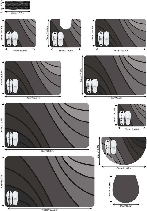 My home Badmat Josie badmat badkamer tapijt - Foto 10
